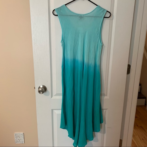 Beautiful long ombré linen style summer dress - Picture 7 of 10